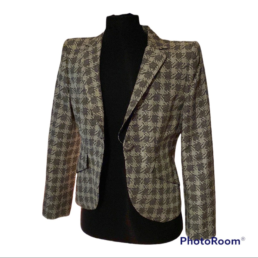 Giorgio Armani houndstooth blazer